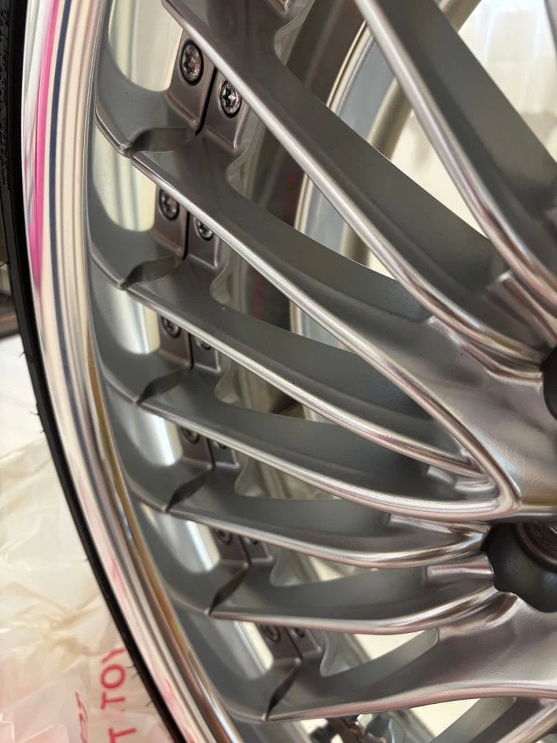 JDM 30s and earlier Alvel WORK 20-inch tires and wheels 1Book Super No Tires - Image 3