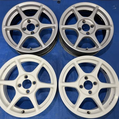 JDM Rare out-of-print bar D-Club P1 Racing 15 5.5J +42 100/4 Copen Alt No Tires