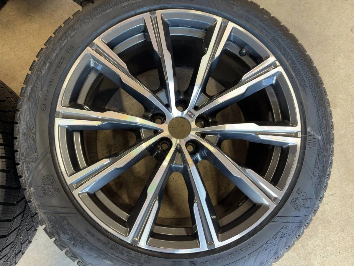 JDM Genuine Msports BMW X5 G05 X6 G06 wheels with winter tires 20-inch No Tires - Image 3