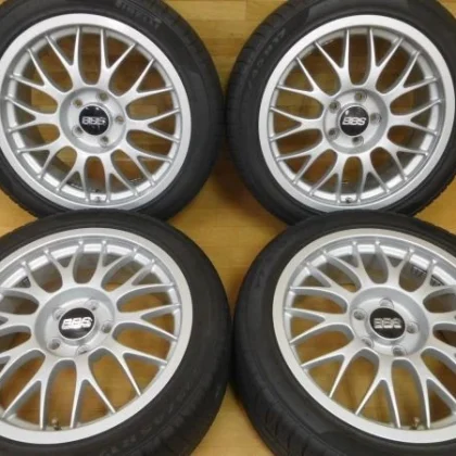 JDM 15-216 Beautiful Rare BBS DTM 17in 7.5J +38 PCD112-5H Fits Merce No Tires