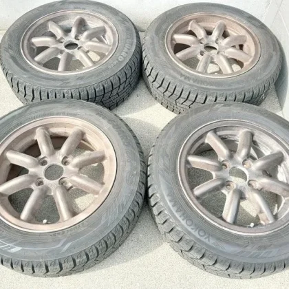 JDM BR Roadster Levin Civic Winter 185/60R14 Black Racing Tires No Tires