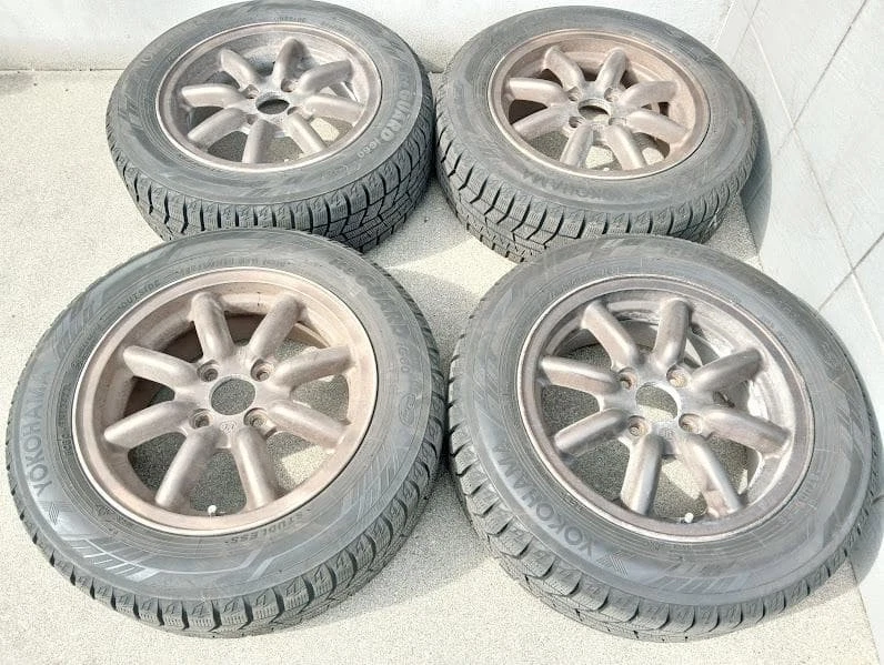 JDM BR Roadster Levin Civic Winter 185/60R14 Black Racing Tires No Tires