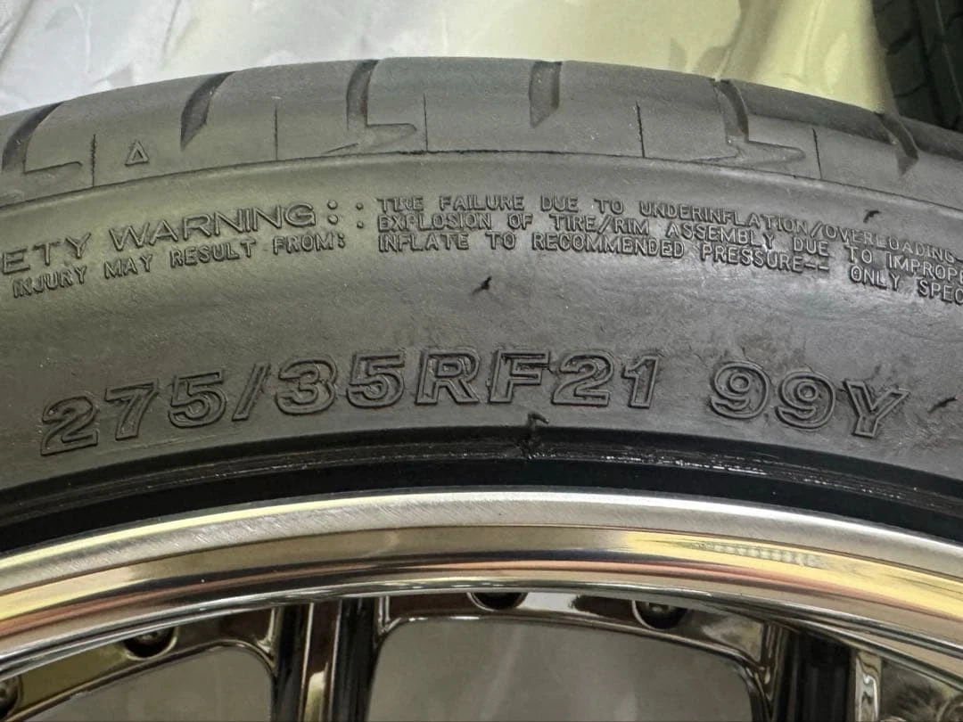 JDM Aimgain GTM21 Wheel and Tire Set for LC500 LS500 etc. No Tires - Image 12