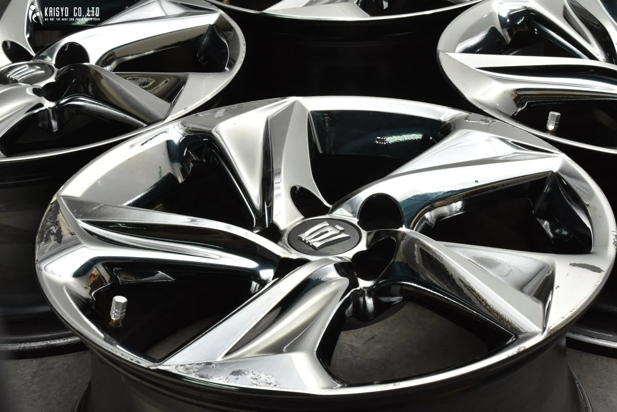 JDM Sputtering Toyota 220 Crown RS Genuine 18-inch 8J +45 PCD114.3 4-w No Tires - Image 2