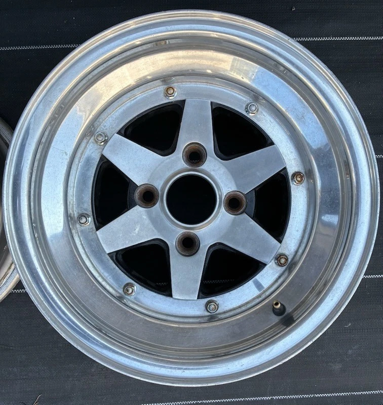 JDM Deep rim Speedster Longchamp XR-4 14x7.5JJ A type PCD114.3-4H hub No Tires - Image 4
