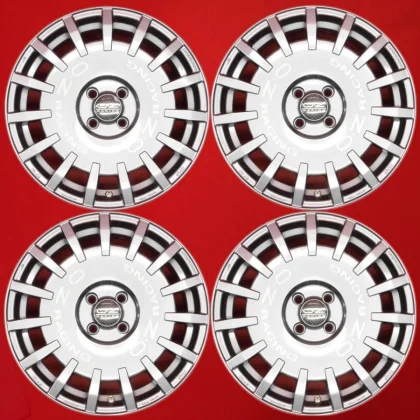 JDM O.Z Rally Racing Used Wheels 4Book 7J 17PCD100 4 Holes +37 Hub 68 No Tires