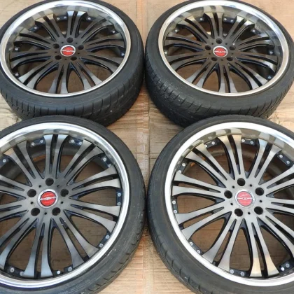 JDM 20-inch AME Sharen XS-20 wheels 8.5J+42 PCD114.3 5-lug 255-35-20 N No Tires
