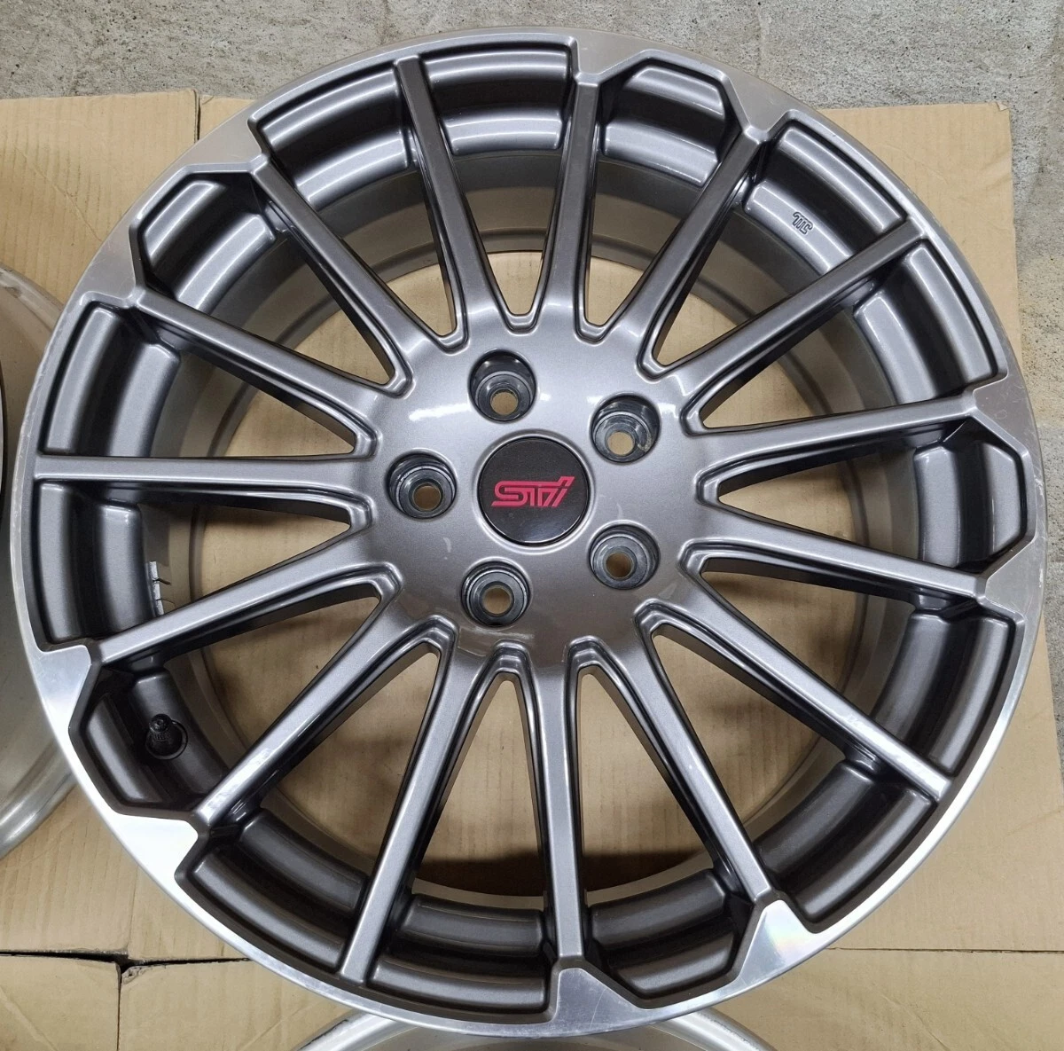 JDM Removed from a new car Subaru Levorg STIsports Genuine Wheels 4-Pa No Tires - Image 5