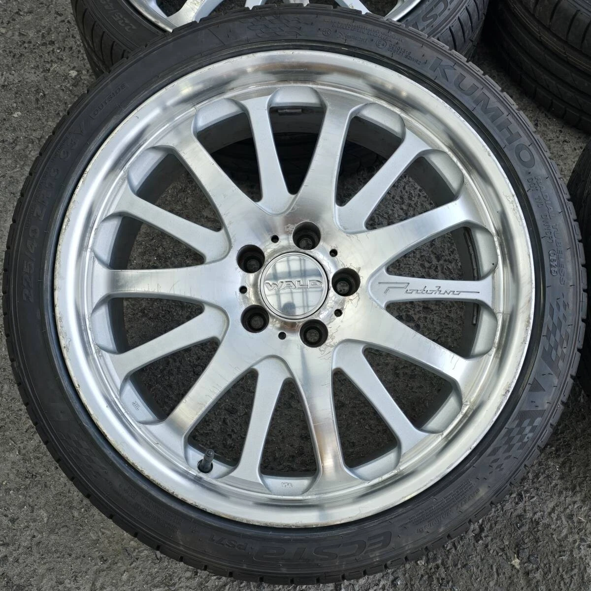 JDM Tires included WALD Valdo PORTOFINO Portofino 198.5J +38 5-lug PCD No Tires - Image 2