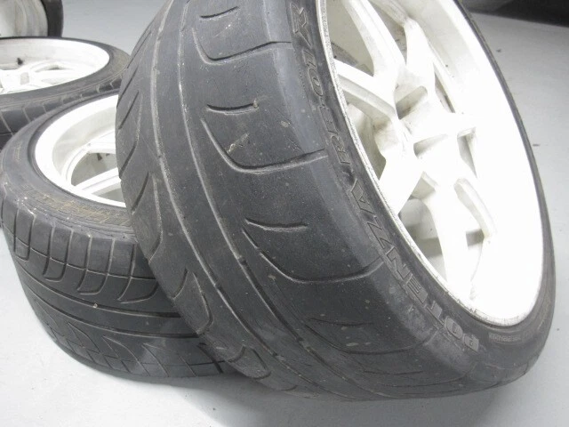 JDM Rare HINODEX forging 9.5J+15 114.3/5H 184Book set GT-R BNR32 BCNR3 No Tires - Image 2