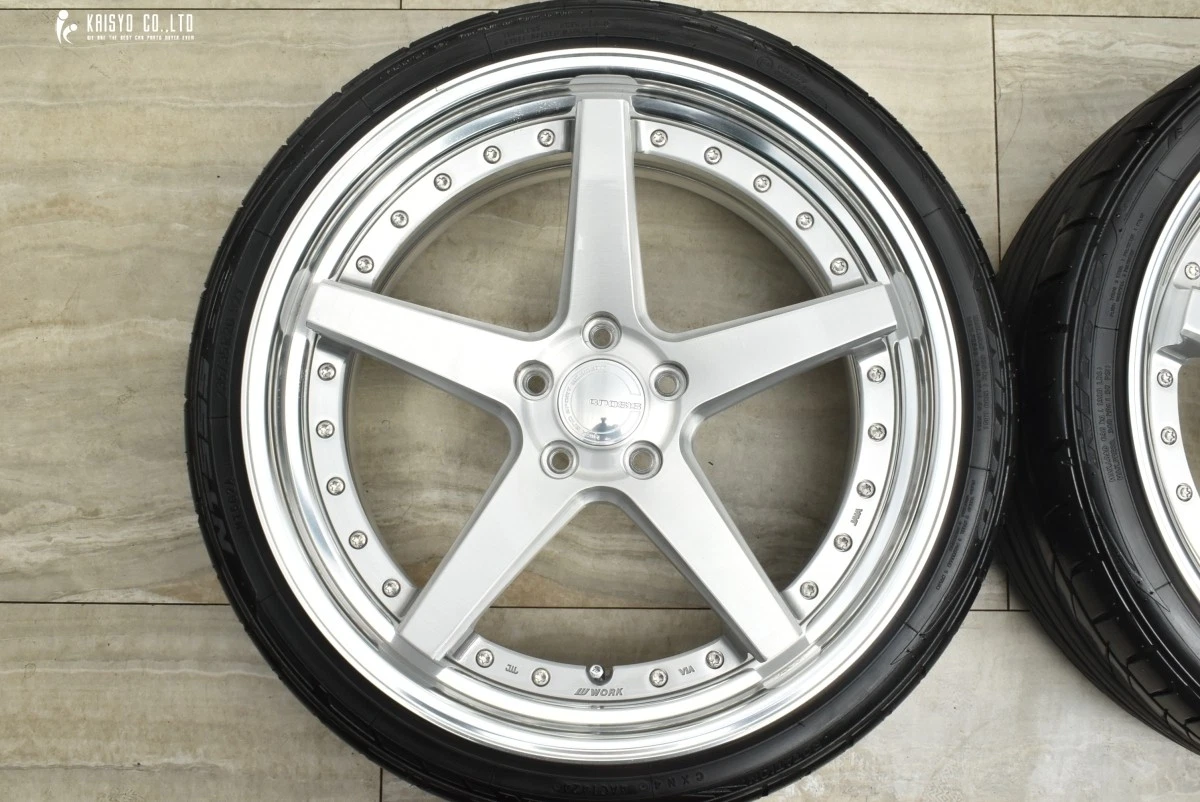 JDM Custom WORK GNOSIS CVF 20-inch wheels with 9J +34 and 10J +39 whee No Tires - Image 3