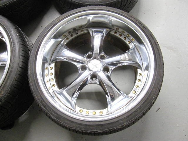 JDM Size: Deep rim WORK VS-KF plated 9.5J+19 11J+26 PCD114.3 5-hole 19 No Tires - Image 7