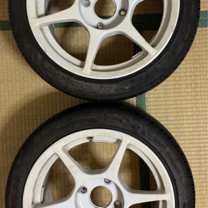 JDM 4-hole 114.3 p1 p1Racing bar Disc Club 16-inch 8.5j +37 Rare 205/5 No Tires