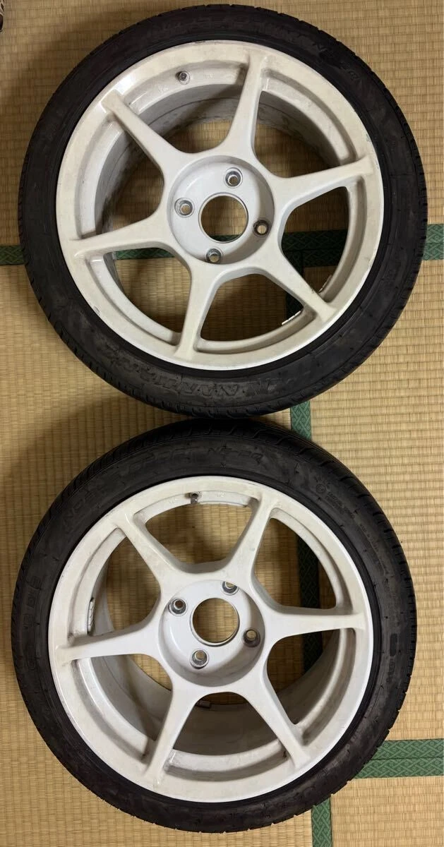 JDM 4-hole 114.3 p1 p1Racing bar Disc Club 16-inch 8.5j +37 Rare 205/5 No Tires