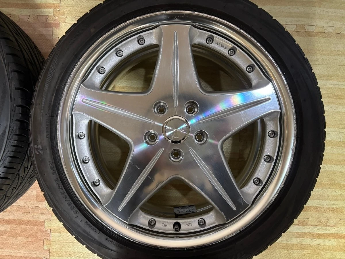 JDM Rare WORK Euroline SL 5x114.3 8J+50 Deep Tread 2023 225/45R18 Brid No Tires - Image 5