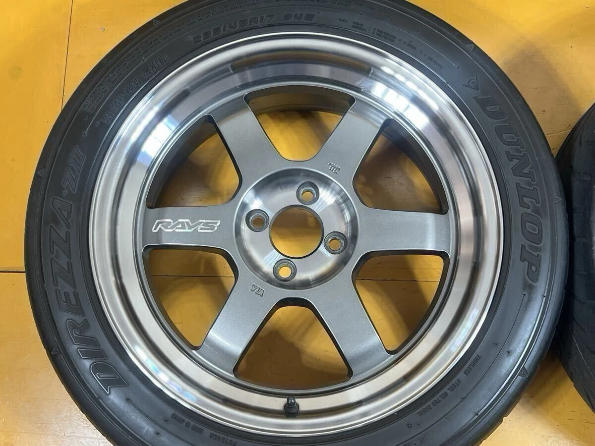 JDM RAYS Volk Racing TE37V SL Limited Edition 17-inch 7.5j +30 pcd100 No Tires - Image 4