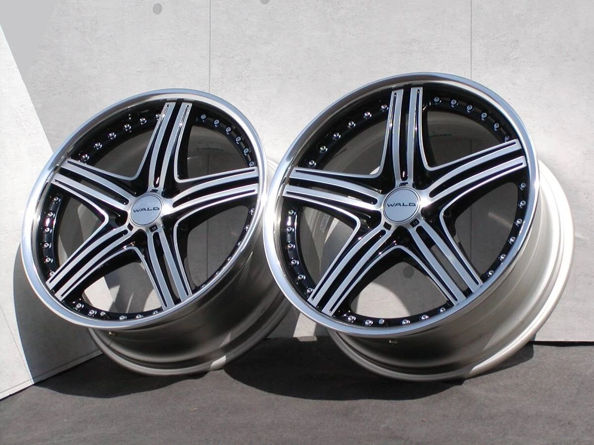 JDM Top-quality wheels approximately ¥650000. WALD Mahora M13C 9J +45 No Tires - Image 2