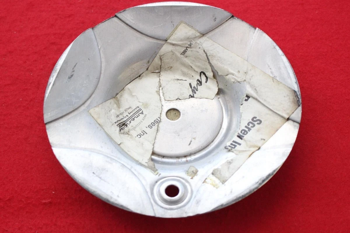 JDM 1 sheet American Racing aftermarket used wheel center plate center No Tires - Image 3