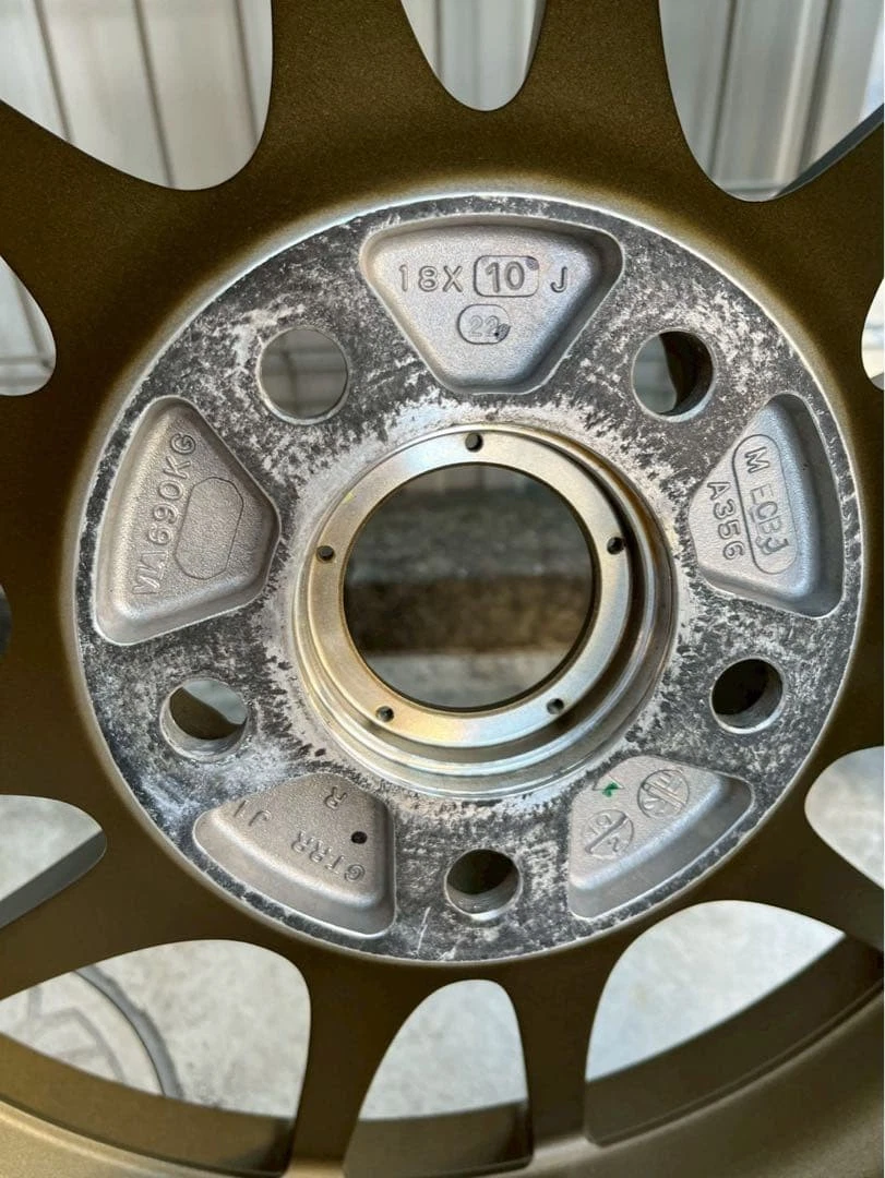 JDM GTC01RR 10J RE-71RS 265-35-18 Used GTRSize No Tires - Image 5