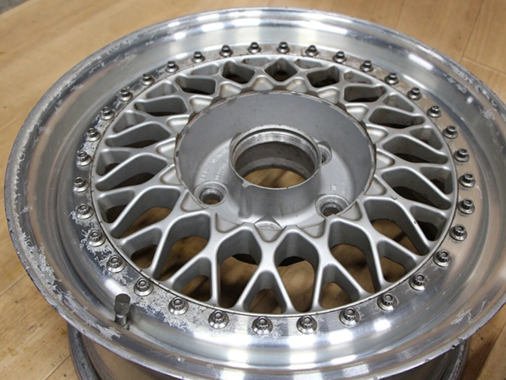 JDM B516 Deep Rim Out of Production Rare BBS RS317 16x7.5J+35 PCD114.3 No Tires - Image 7