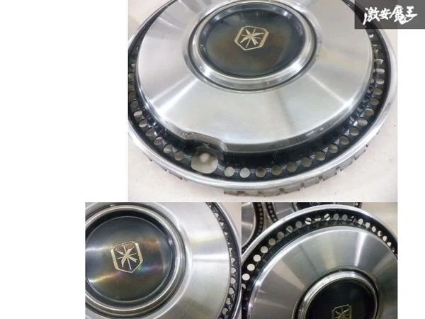 JDM Genuine Toyota Chaser Wheel Caps Set of 4 for the First Generation No Tires - Image 5