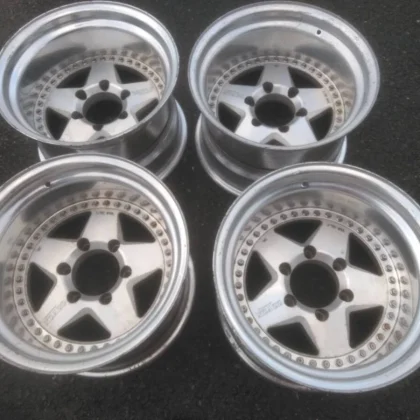 JDM Rare Size Extra Deep Rim Overfender Size RAGUNA ZZYZX 16-inch 10J No Tires