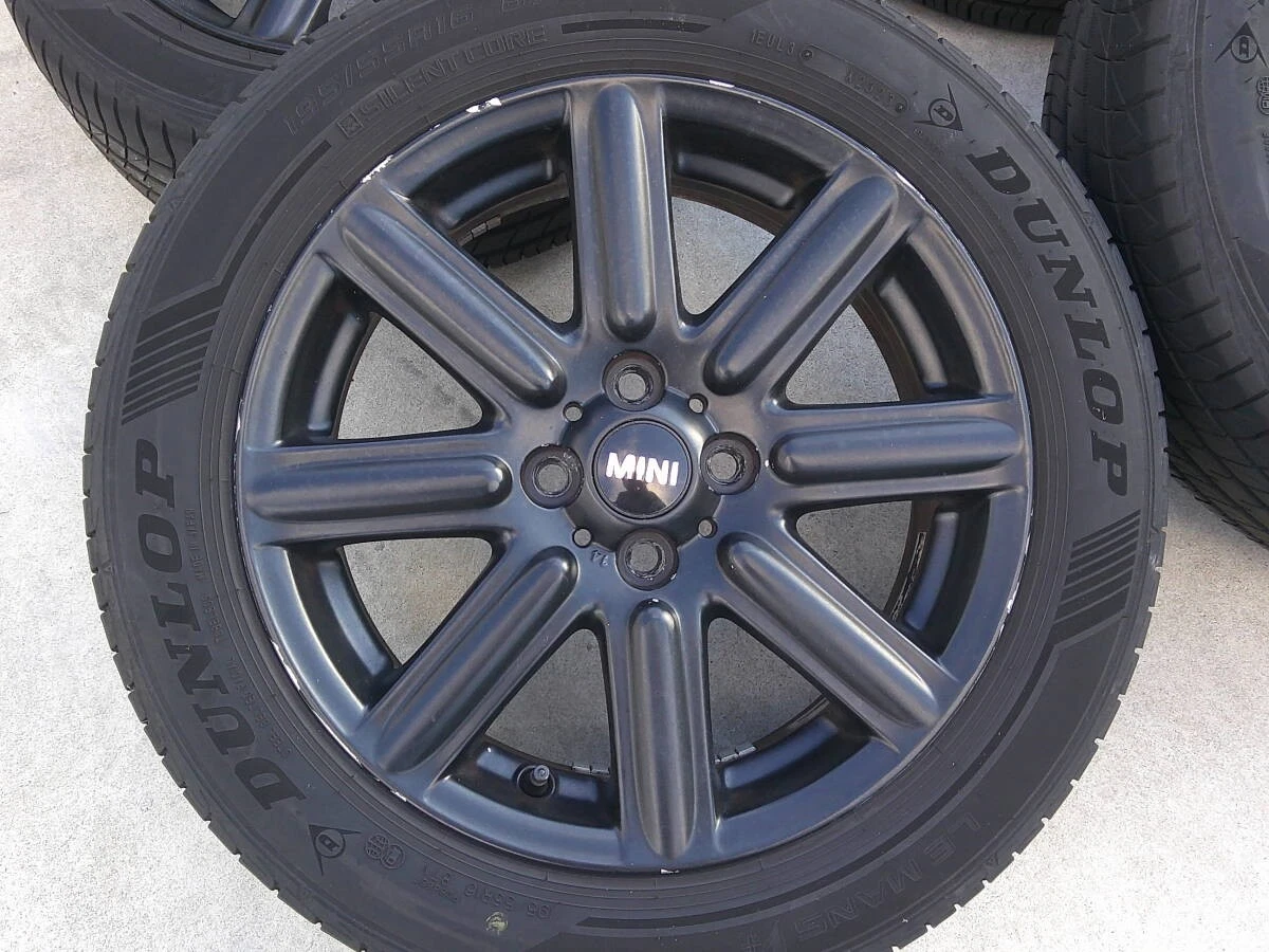 JDM Genuine BMW Mini 16 Aluminum Wheels 4-Bolt Pattern 6.5J x 16 +48 P No Tires - Image 5