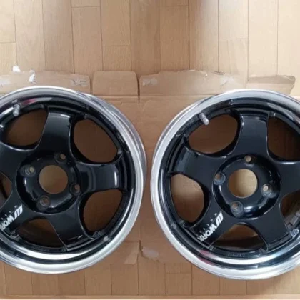 JDM PCD110-4H 6.5J work Meister S1 Deep Rim 2-Book Set No Tires