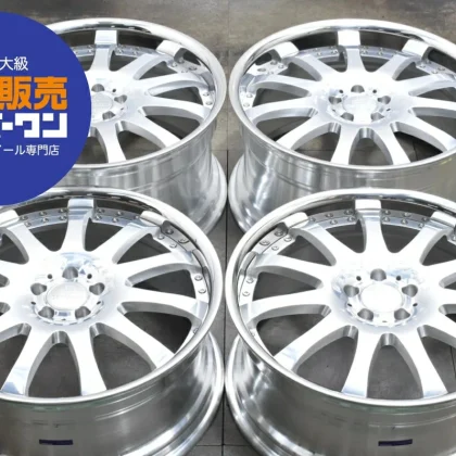 JDM Used Carlson 4-Book Set Wheels 219.0J x 21 +40 PCD 112 Wheels Only No Tires