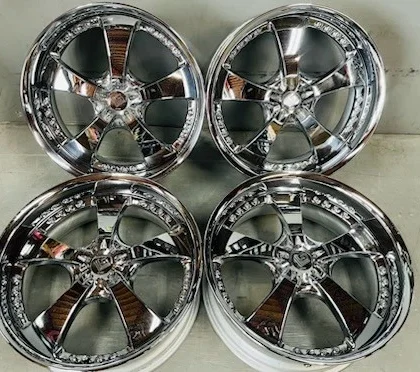 JDM WORK Discontinued LS 105 208.5J +16 114.3/5-Hole 3-Piece O-Disc De No Tires