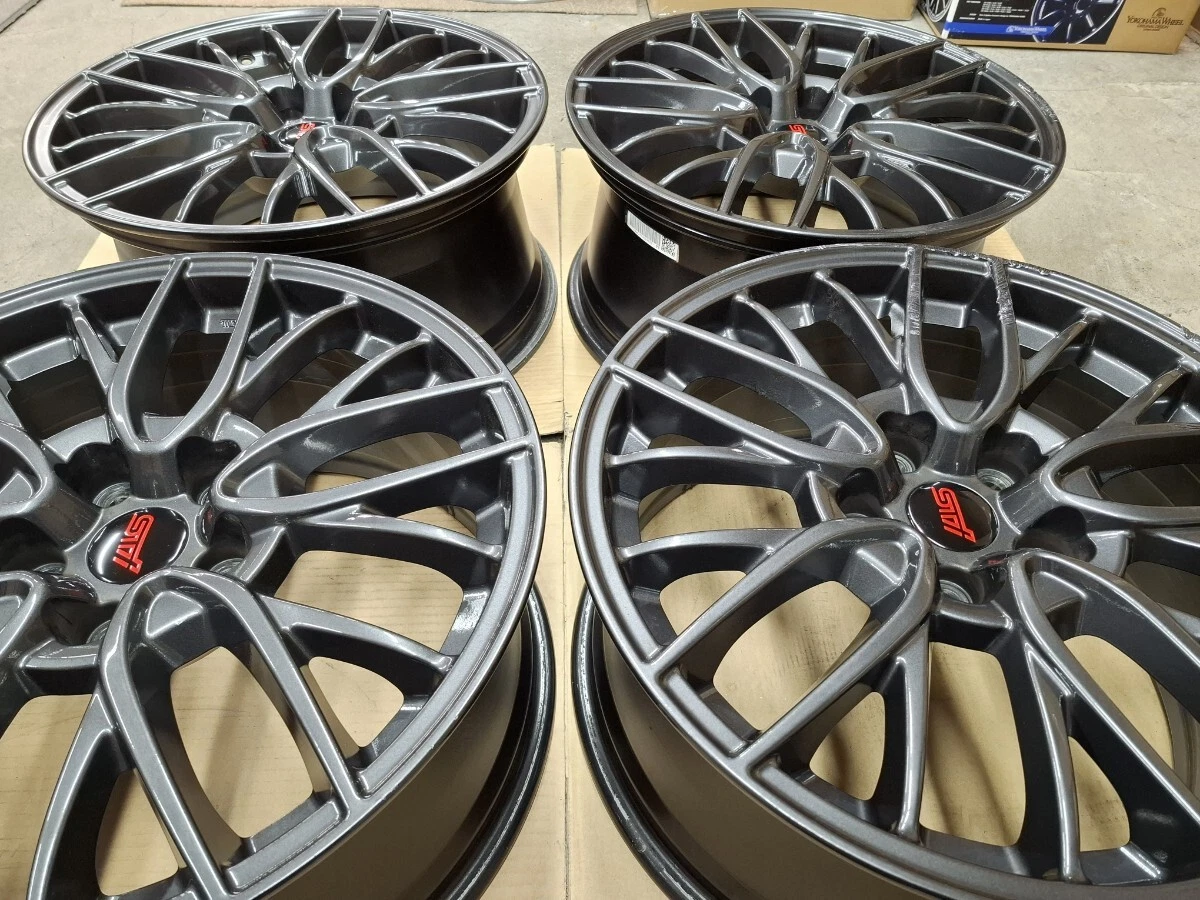 JDM Subaru WRX STI genuine 188.5J wheels 4-wheel set compatible with L No Tires - Image 7