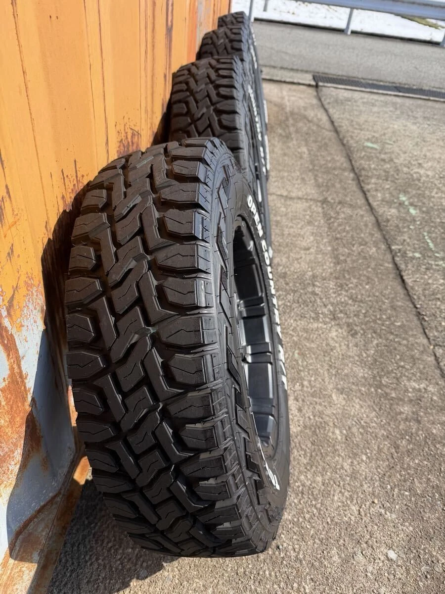 JDM TOYO Open Country RT 225/70R16 Deep Rim M26 Black Spang 16x6J T No Tires - Image 8