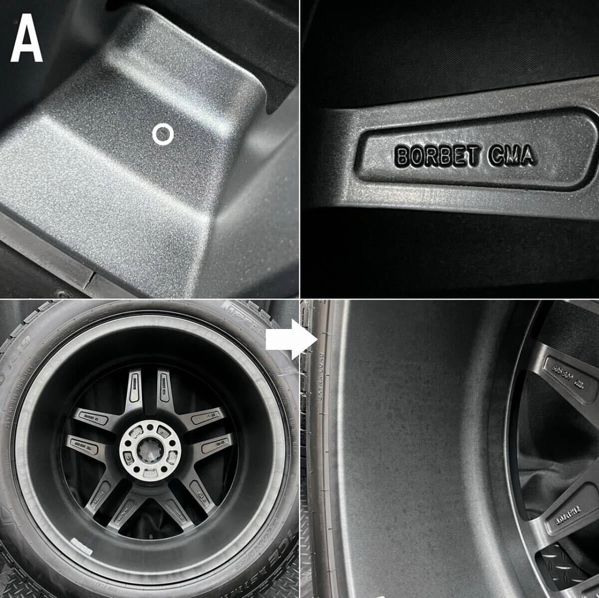 JDM 9-9.5mm offset BMW wheels & 245/50R19 Pirelli run-flat studless ti No Tires - Image 9