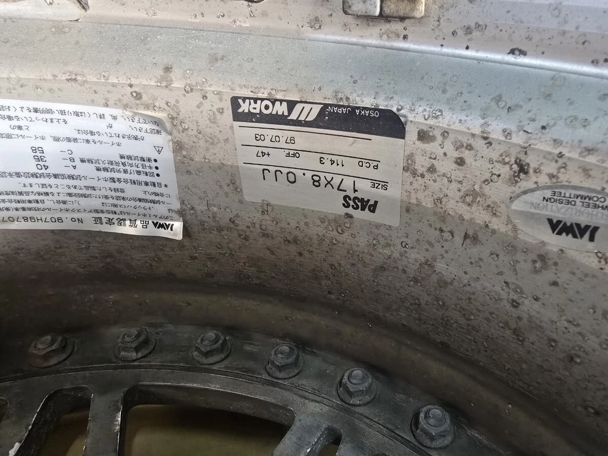 JDM Out of print WORK REZAX 179J +47 8J +47 5h 114.3 WORK REZAX 9J 8J No Tires - Image 10