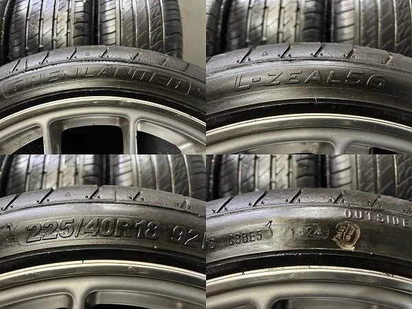 JDM Grenlander L-Zeal 56 225/40R18 Summer Tires for BBS CH-R 188J5HPCD No Tires - Image 10