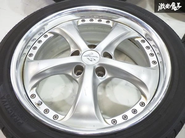 JDM Rare/Out of Print WORK VS-KF 188.5J +45 5-Lug PCD114.3 Wheels 225/ No Tires - Image 5