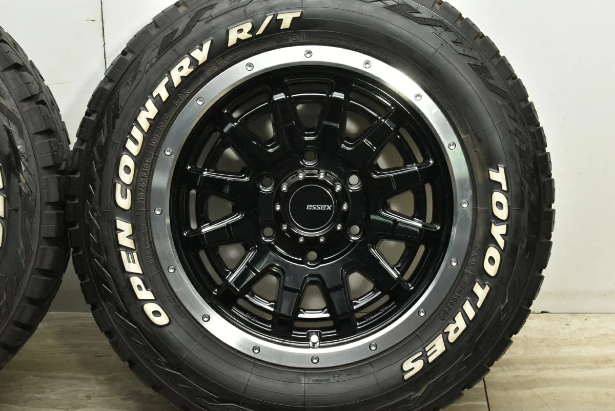 JDM Used Essex 4-Book Set 166.5J x 16 +38 PCD 139.7 215/65R16C 109/107 No Tires - Image 7