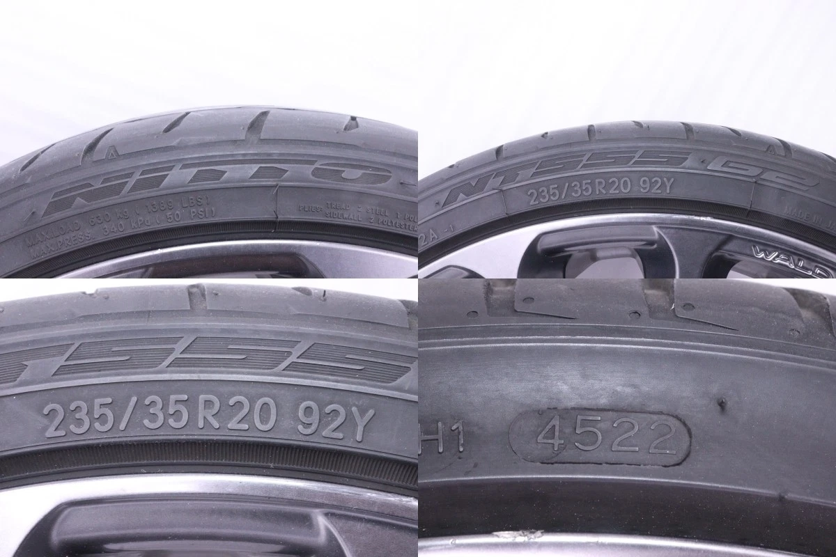 JDM 61-1321WALD 225/35ZR20 90Y 50 Series Estima 4BookPORTOFINO P21C 20 No Tires - Image 3