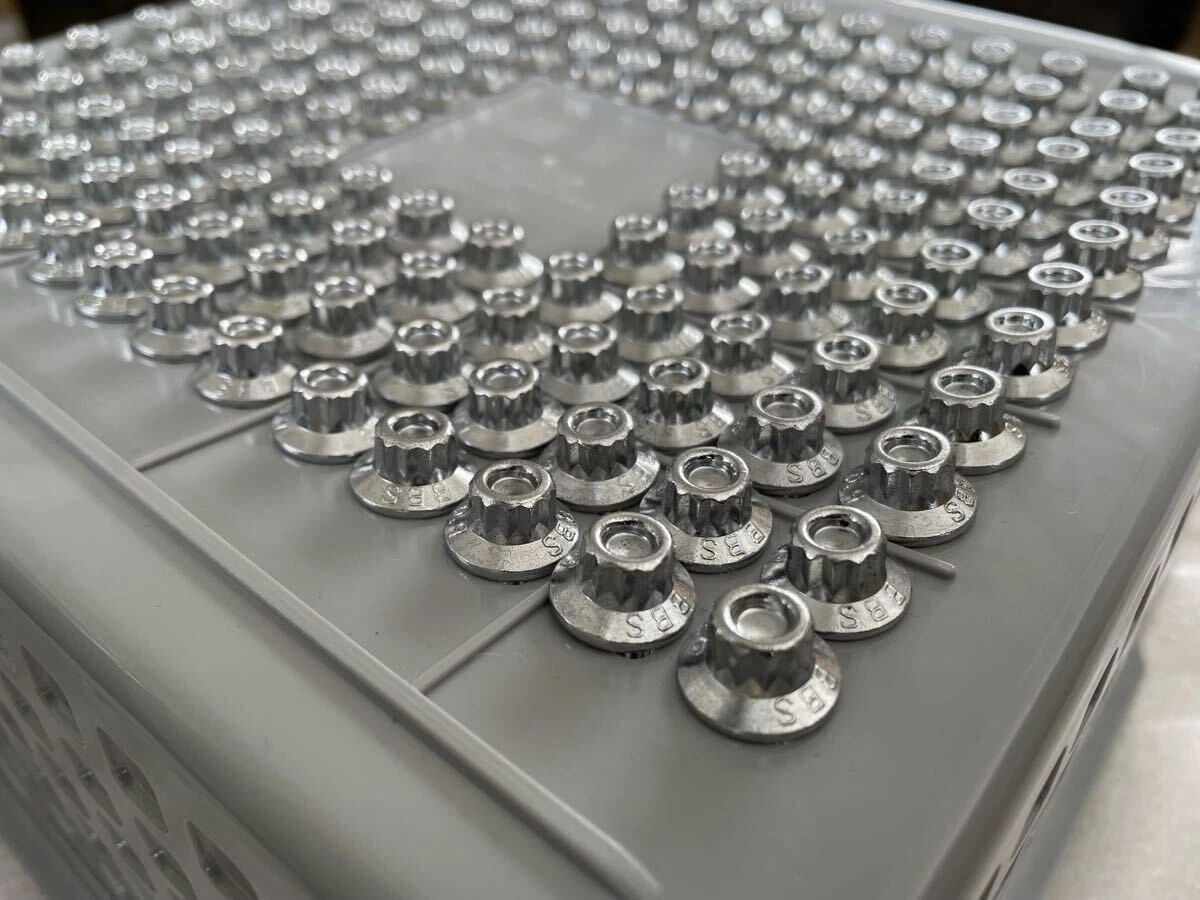 JDM Exquisite Finish BBS RS Genuine Piercing Bolt & Nut Set 152 Books No Tires