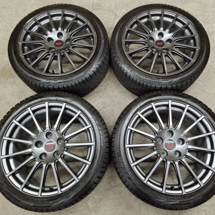 JDM Genuine Subaru WRX STI wheels and tires. 2024 Pirelli Ice Zero stu No Tires