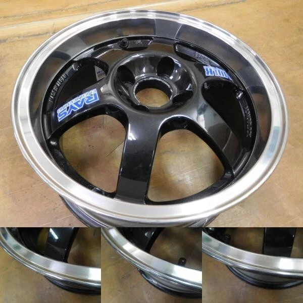 JDM 16-097 forgingRays TE37 CUP 15in 6.5J +35EG Wheels for Civic Road No Tires - Image 8