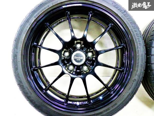 JDM Good condition ENKEI NT03 +M wheels 4-piece set 188J +35 PCD120 5 No Tires - Image 2