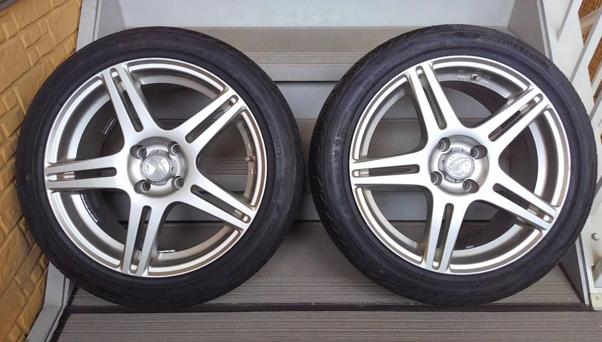 JDM Roadster Size Bridgestone BEO16 Wheel & Tire Set No Tires - Image 3