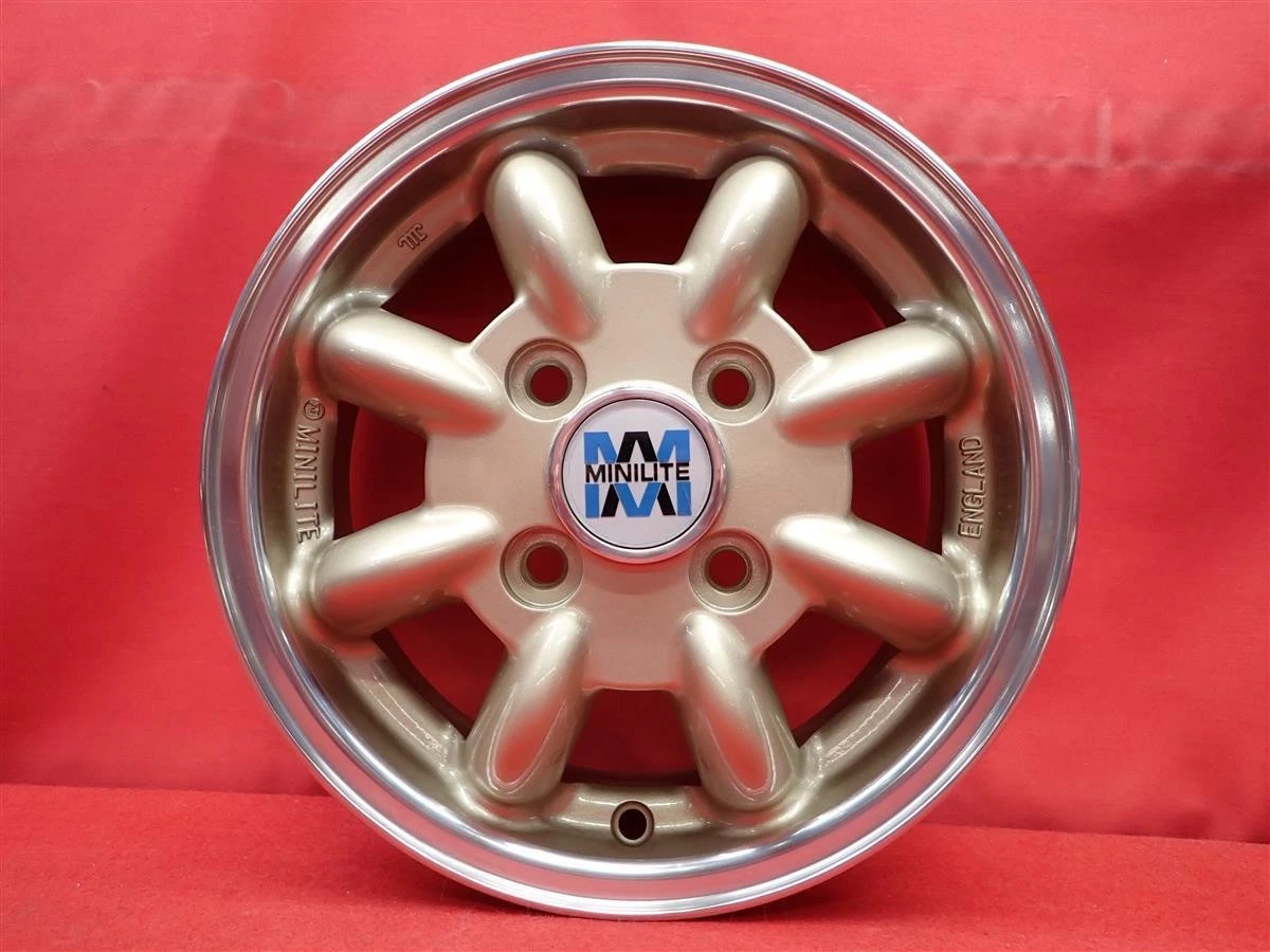 JDM Rare used SUBARU genuine MINI LITE wheels 4Book 4J 12PCD100 4-hole No Tires - Image 5