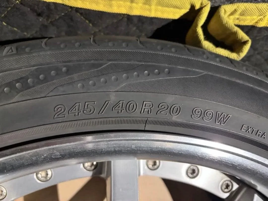 JDM WORK GNOSIS 20 inc 9.0 j +30 4 Book Set No Tires - Image 4