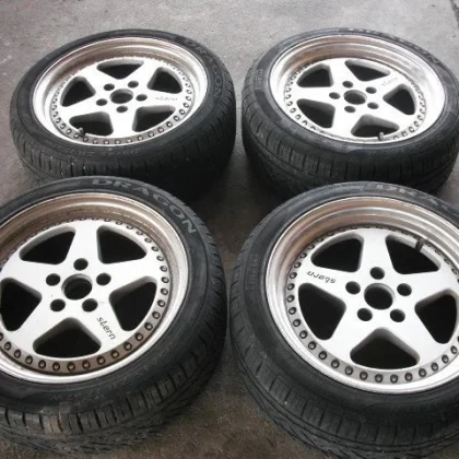 JDM Stern 4Wheels no tires 17x7+33 8+31 5x114.3