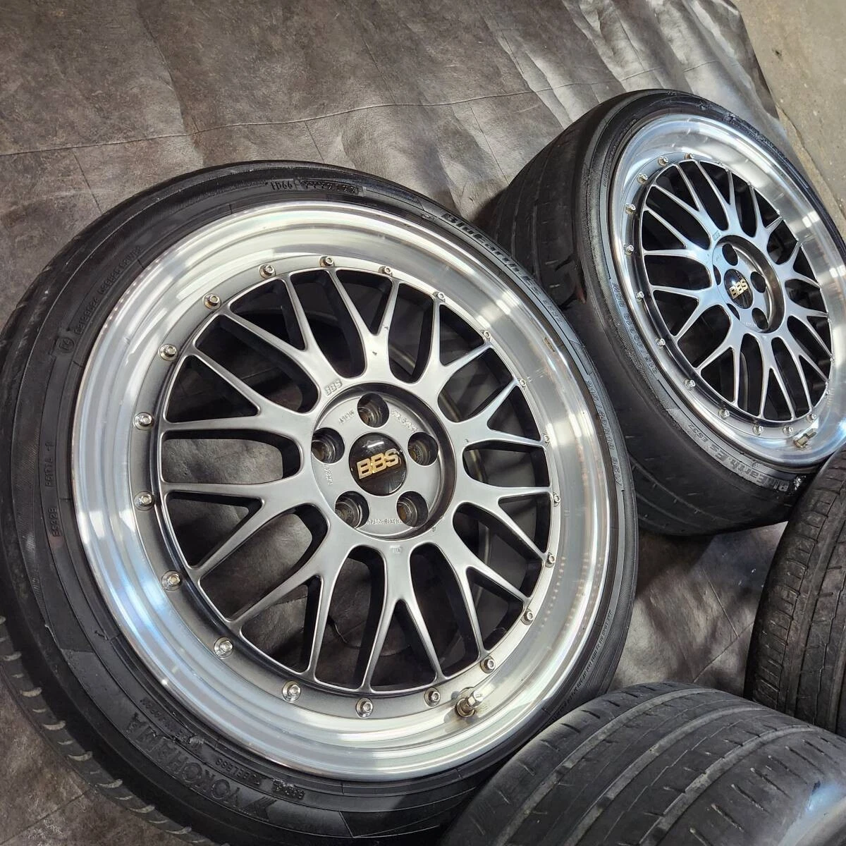 JDM BBS LM Limited Color LM247 Rare PCD 100-5H Fits Prius/BRZ/86/Wish/ No Tires - Image 4