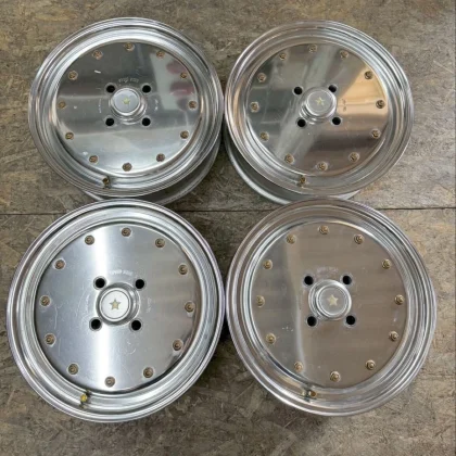 JDM Rare SSR MK-1 145J+42 typeA PCD100 4-lug 4H deep rims. Discontinue No Tires