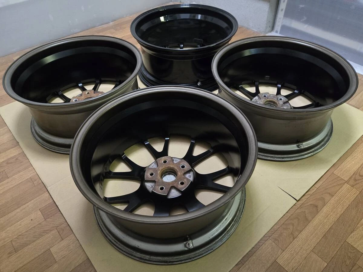 JDM 198.5J +53 PCD114.3 WRX STI S207 Genuine BBS RG523 forging NBR whe No Tires - Image 8