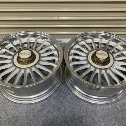 JDM Rare WEDS ALBINO 156.5JJ +16 PCD114.3 4H 2-Book Set Weds Albino U1 No Tires